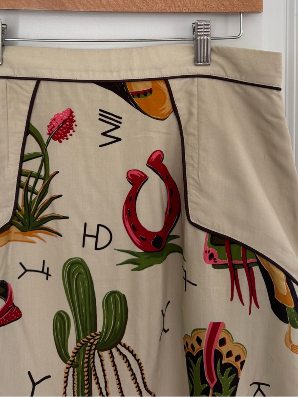 Double D Ranch Atomic Ranch Printed A-Line Skirt - Picture 10 of 16